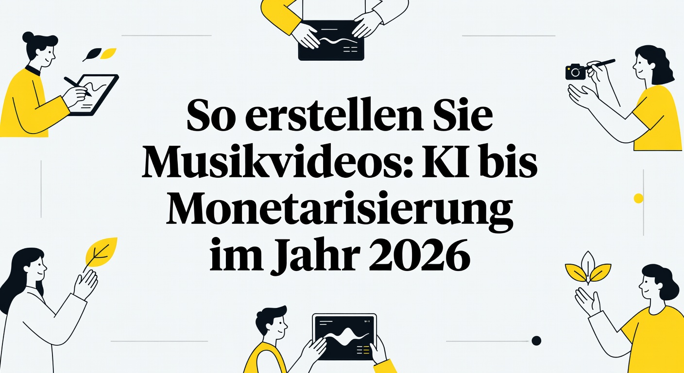 So erstellen Sie Musikvideos: KI bis Monetarisierung im Jahr 2026
