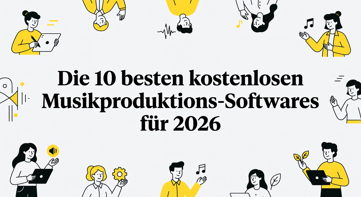 Die 10 besten kostenlosen Musikproduktions-Softwares für 2026