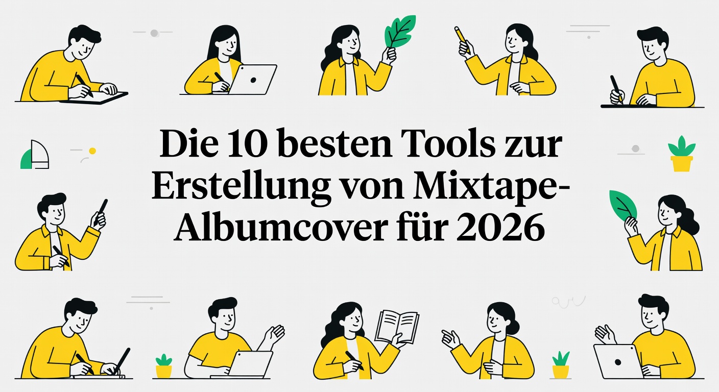 Die 10 besten Tools zur Erstellung von Mixtape-Albumcover für 2026