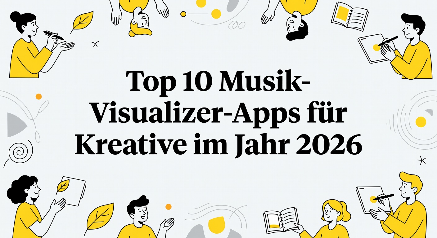Top 10 Musik-Visualizer-Apps für Kreative im Jahr 2026