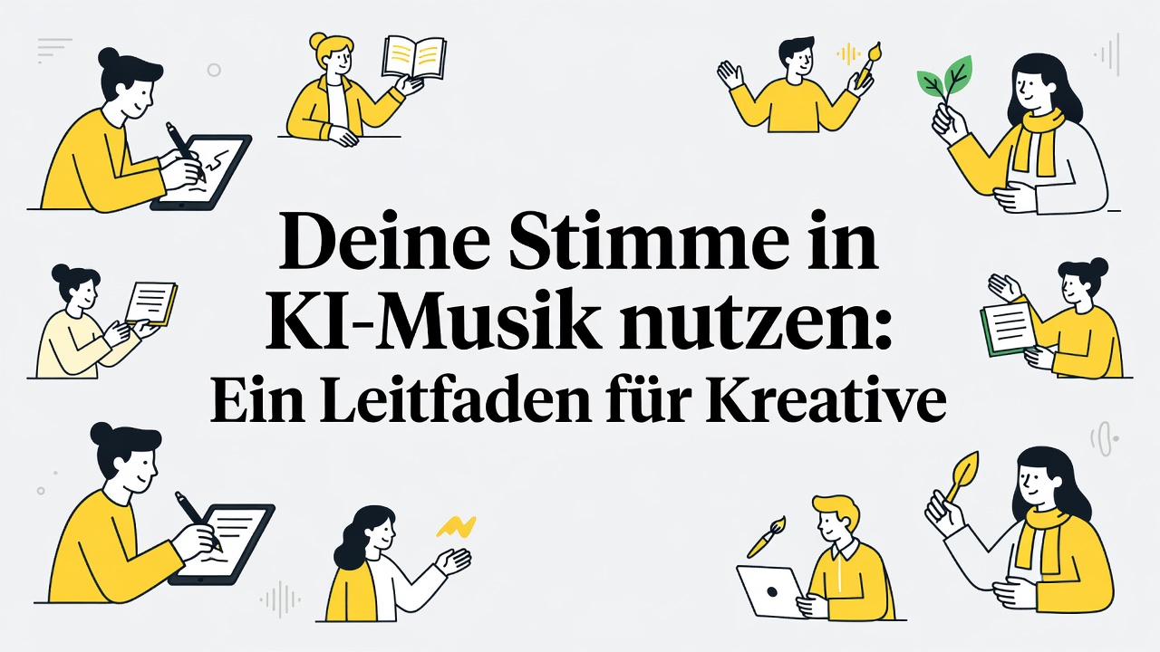 Deine Stimme in KI-Musik nutzen: Ein Leitfaden für Kreative