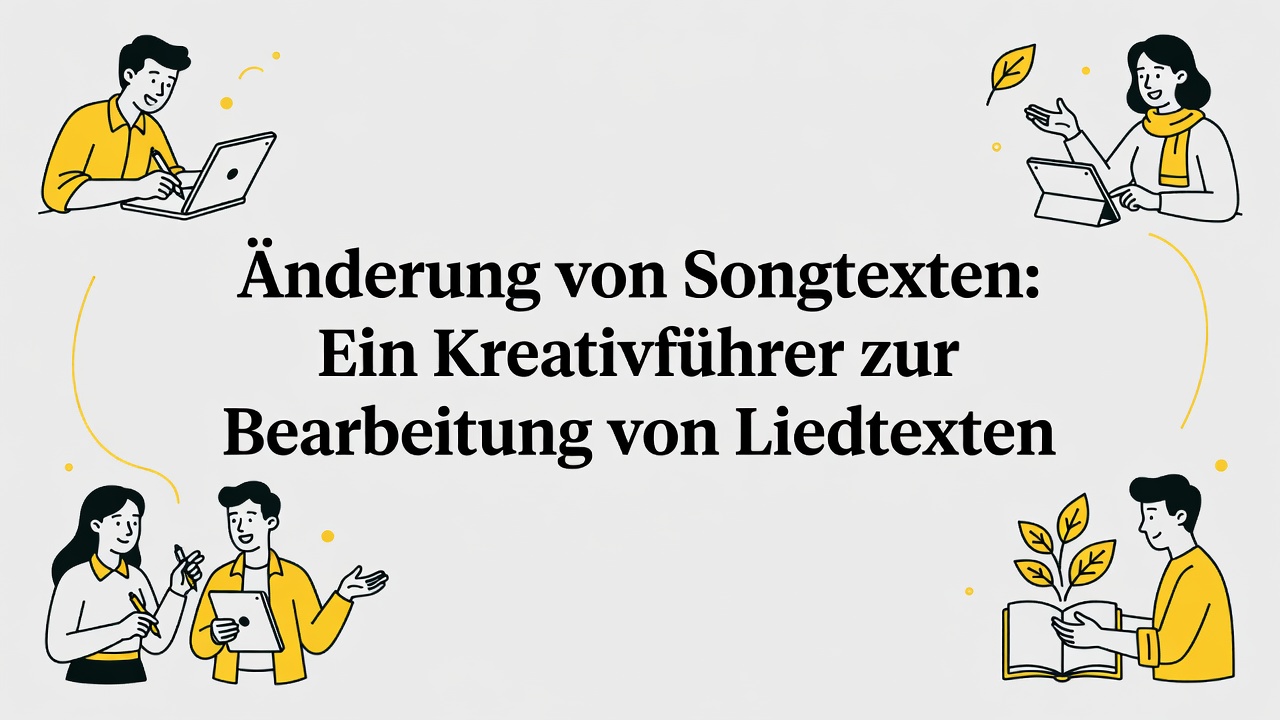 Änderung von Songtexten: Ein Kreativführer zur Bearbeitung von Liedtexten