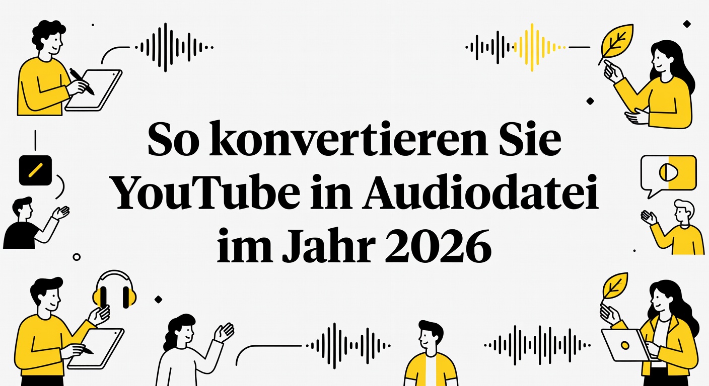 So konvertieren Sie YouTube in Audiodatei im Jahr 2026