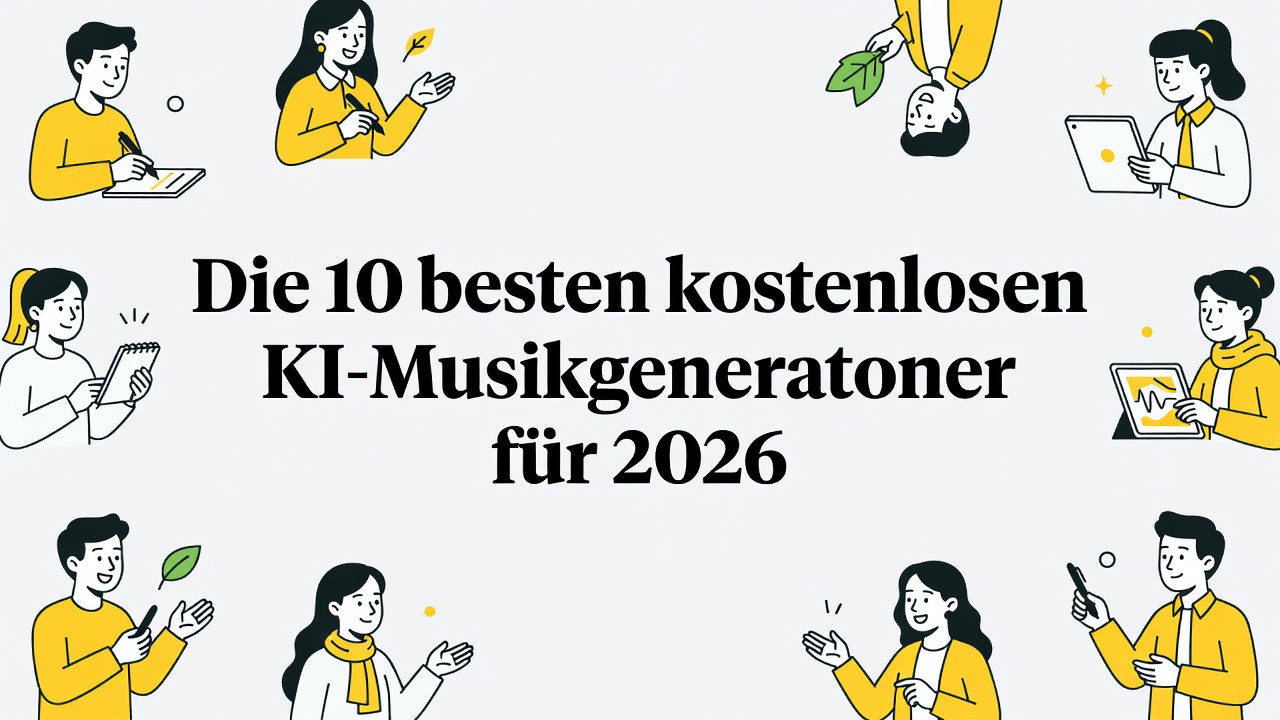 Die 10 besten kostenlosen KI-Musikgeneratoren für 2026