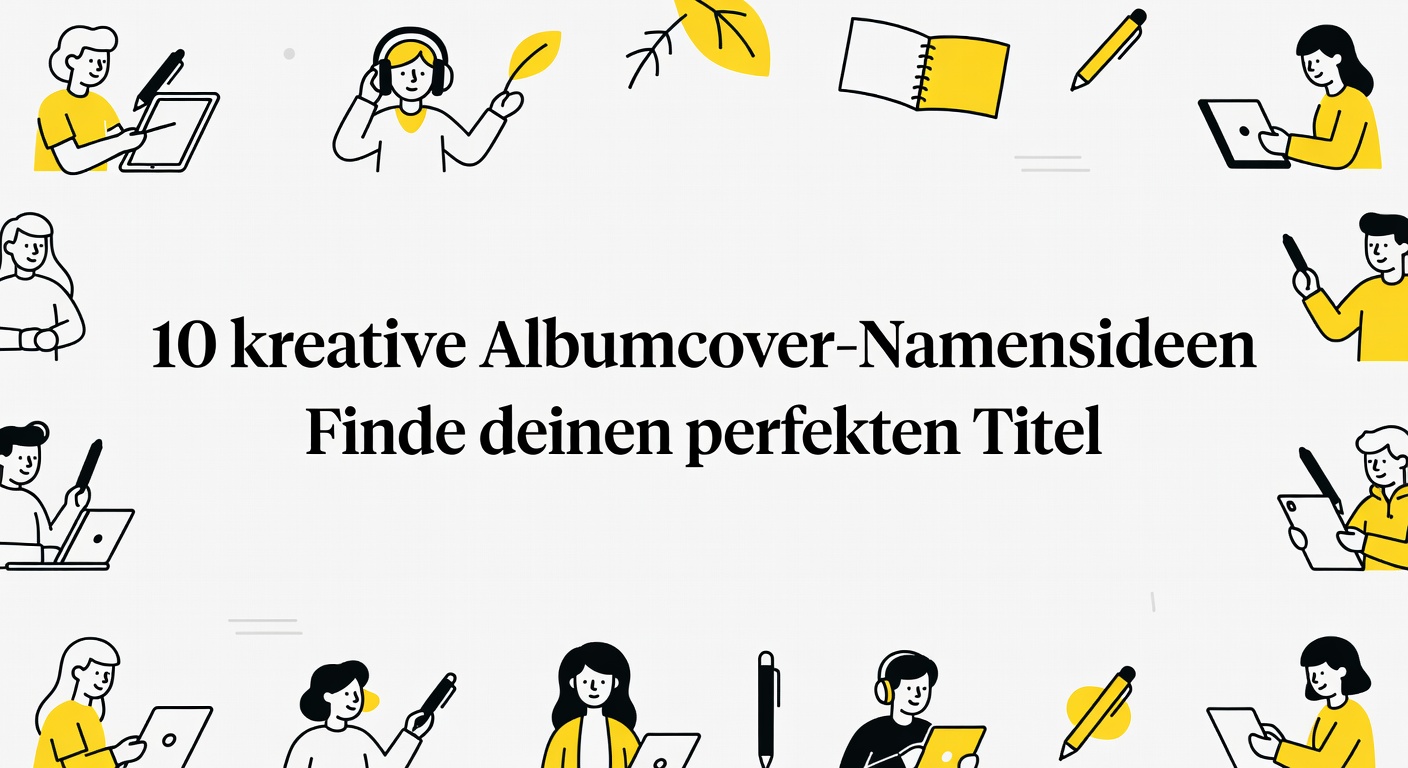 10 kreative Albumcover-Namensideen: Finde deinen perfekten Titel