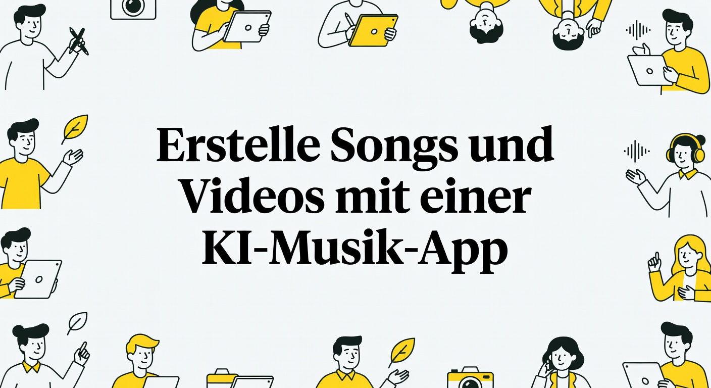 Erstelle Songs und Videos mit einer KI-Musik-App