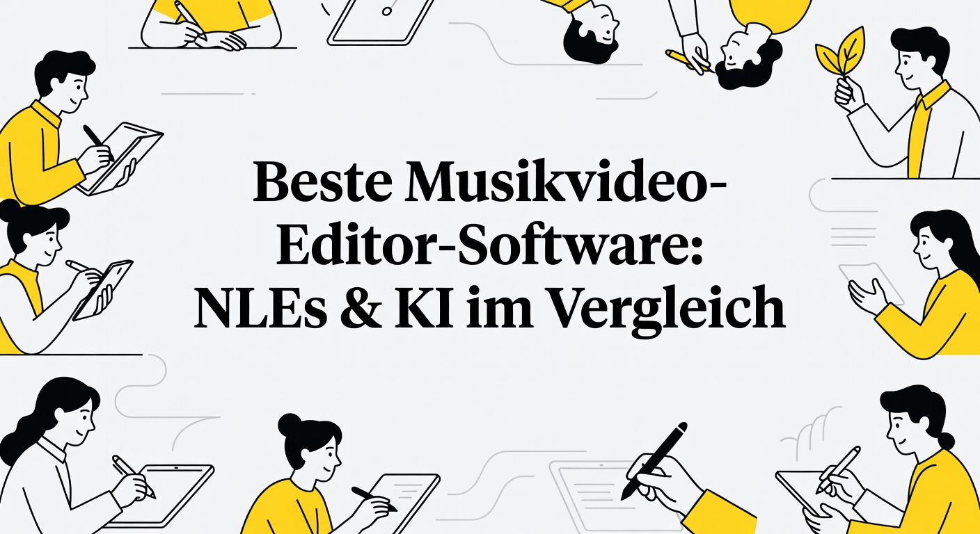 Beste Musikvideo-Editor-Software: NLEs & KI im Vergleich