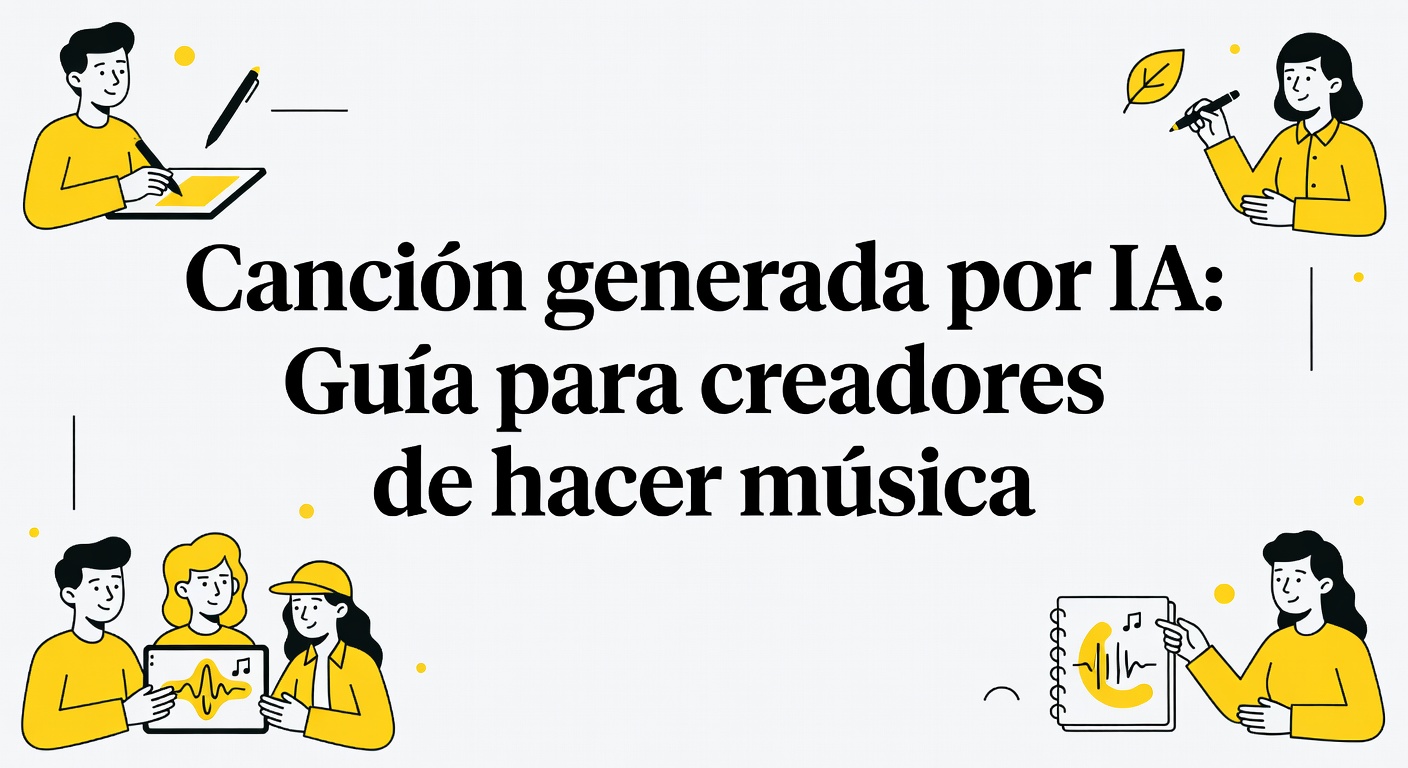 Canción generada por IA: Guía para creadores de hacer música