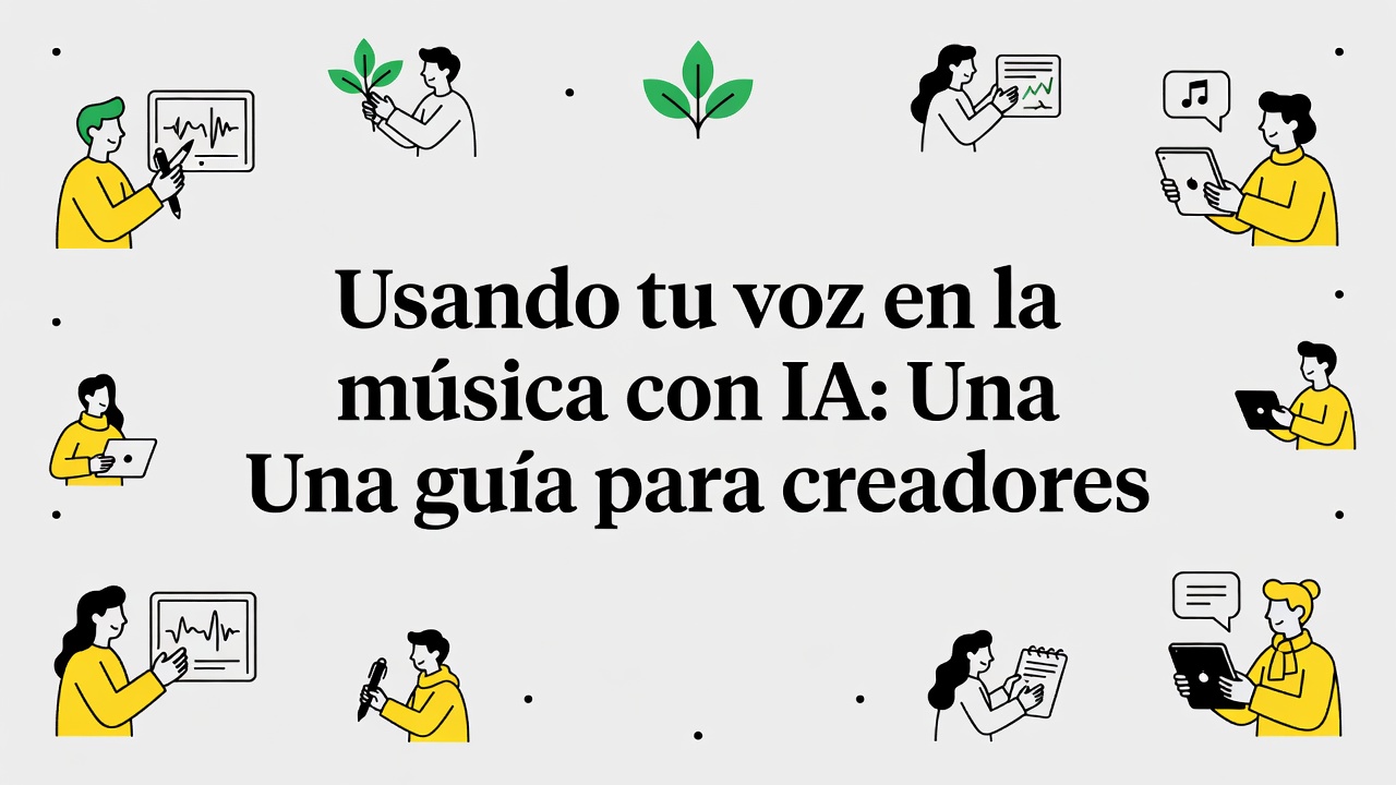Usando tu voz en la música con IA: Una guía para creadores