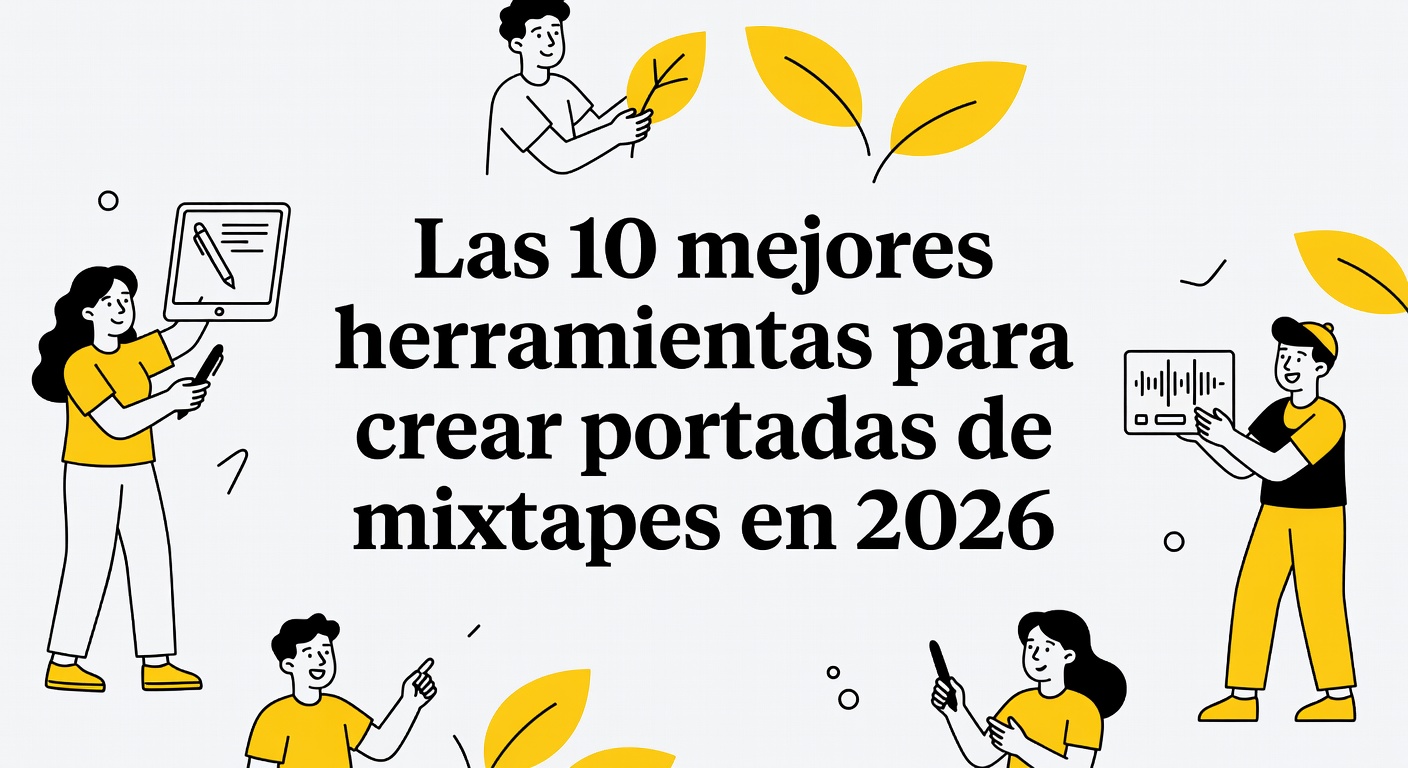 Las 10 mejores herramientas para crear portadas de mixtapes en 2026