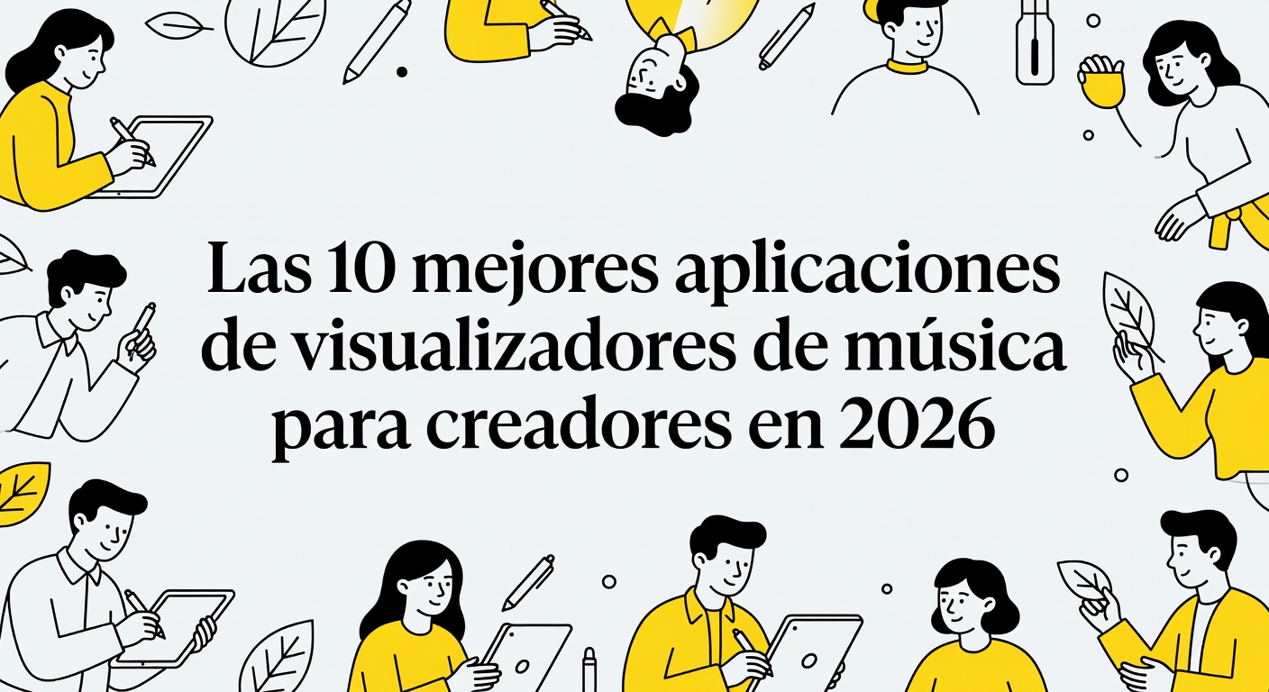 Las 10 mejores aplicaciones de visualizadores de música para creadores en 2026