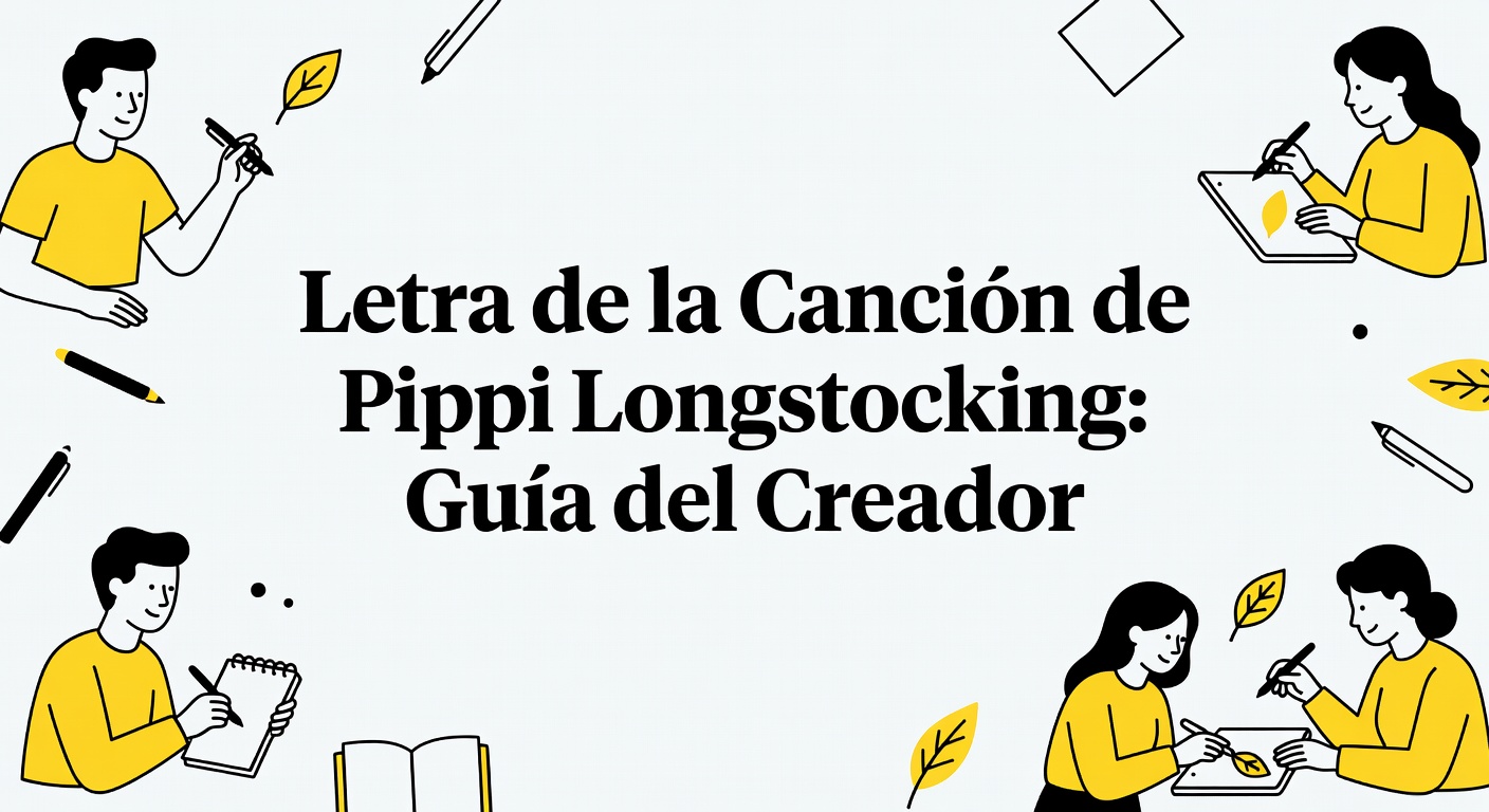 Letra de la Canción de Pippi Longstocking: Guía del Creador