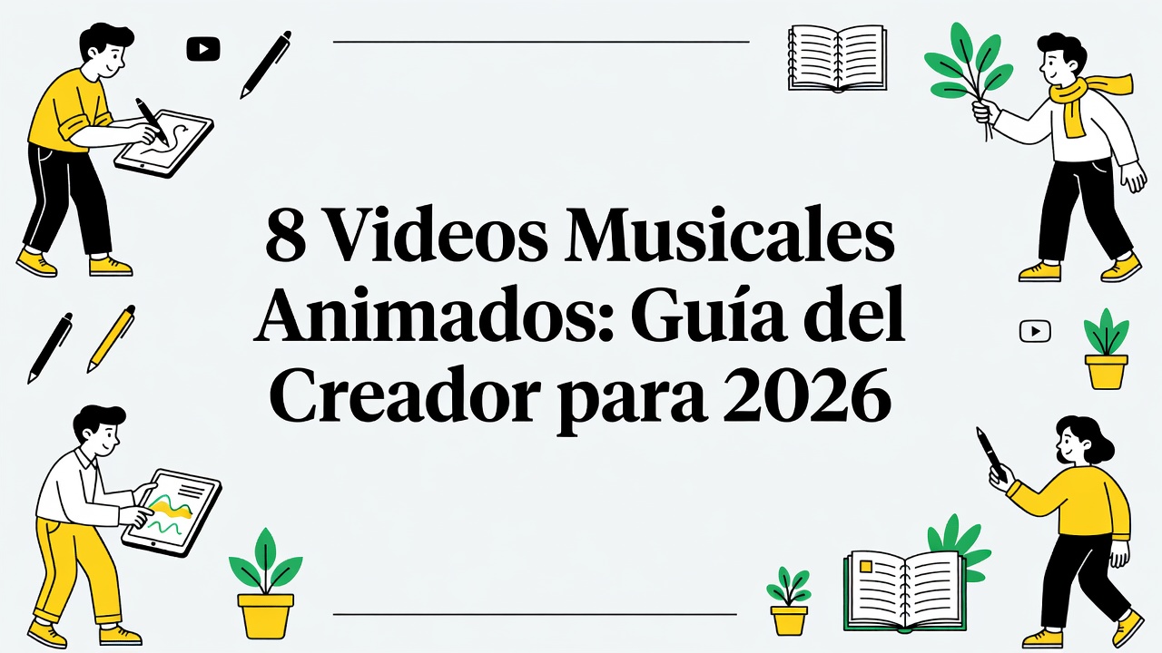 8 Videos Musicales Animados: Guía del Creador para 2026