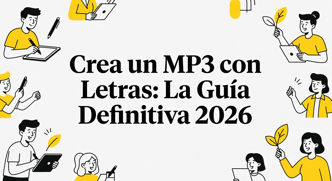 Crea un MP3 con Letras: La Guía Definitiva 2026