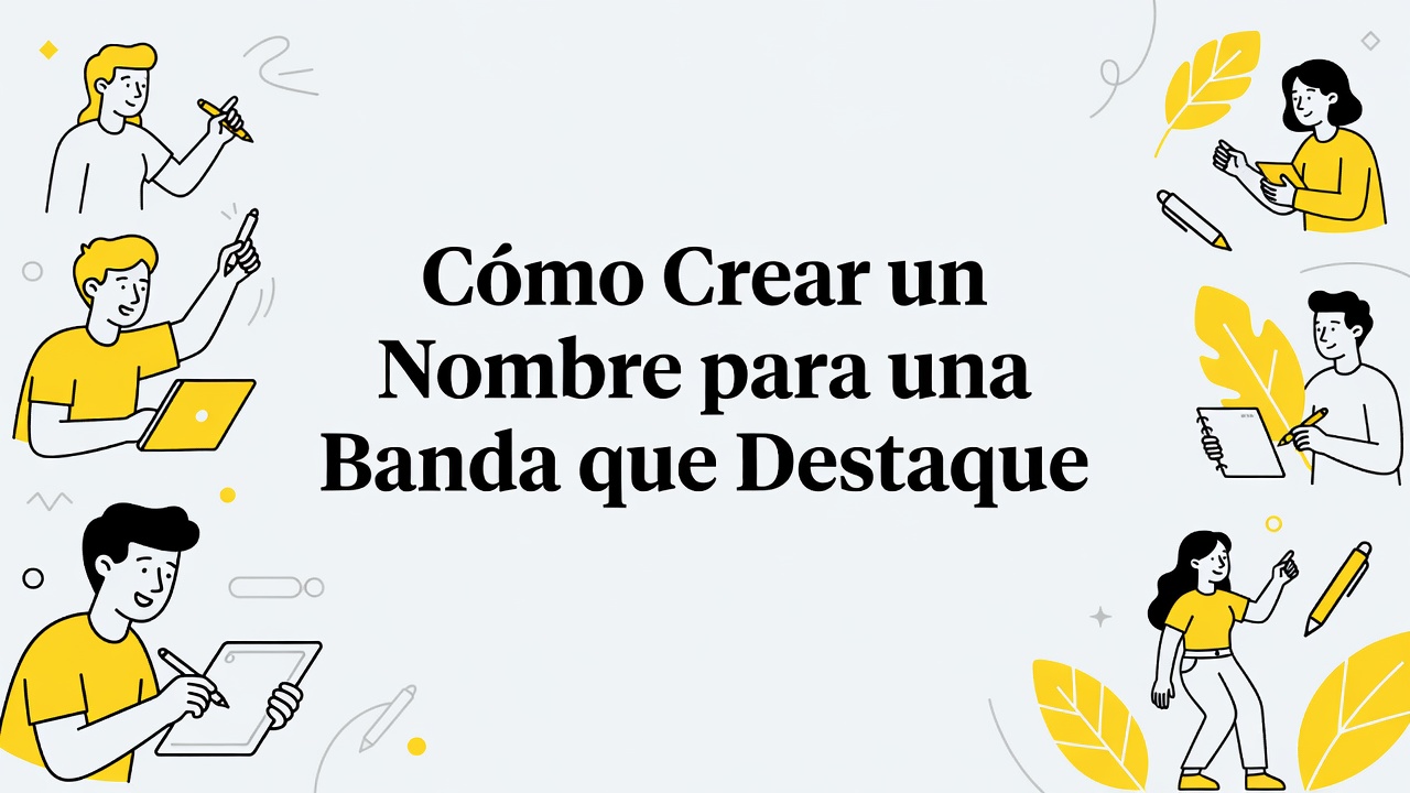 Cómo Crear un Nombre para una Banda que Destaque