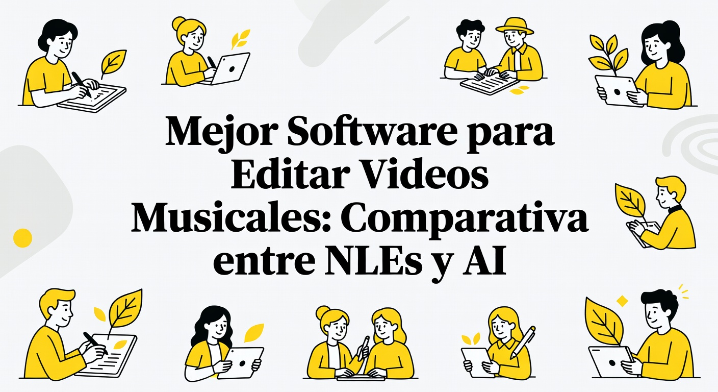 Mejor Software paraEditarVideos Musicales: Comparativa entre NLEs y AI