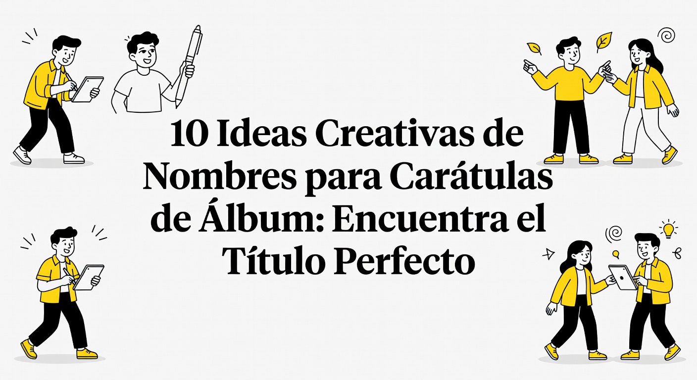 10 Ideas Creativas de Nombres para Carátulas de Álbum: Encuentra el Título Perfecto
