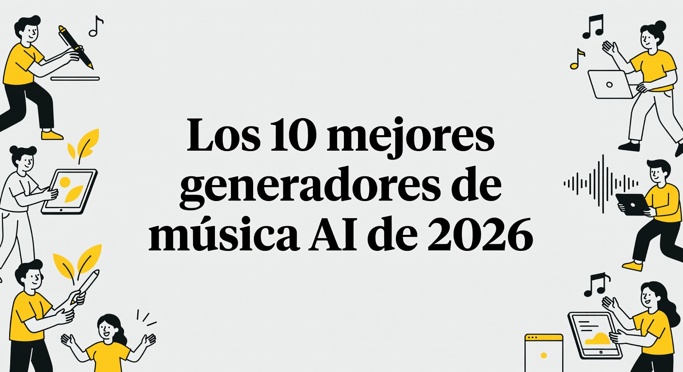 Los 10 mejores generadores de música AI de 2026