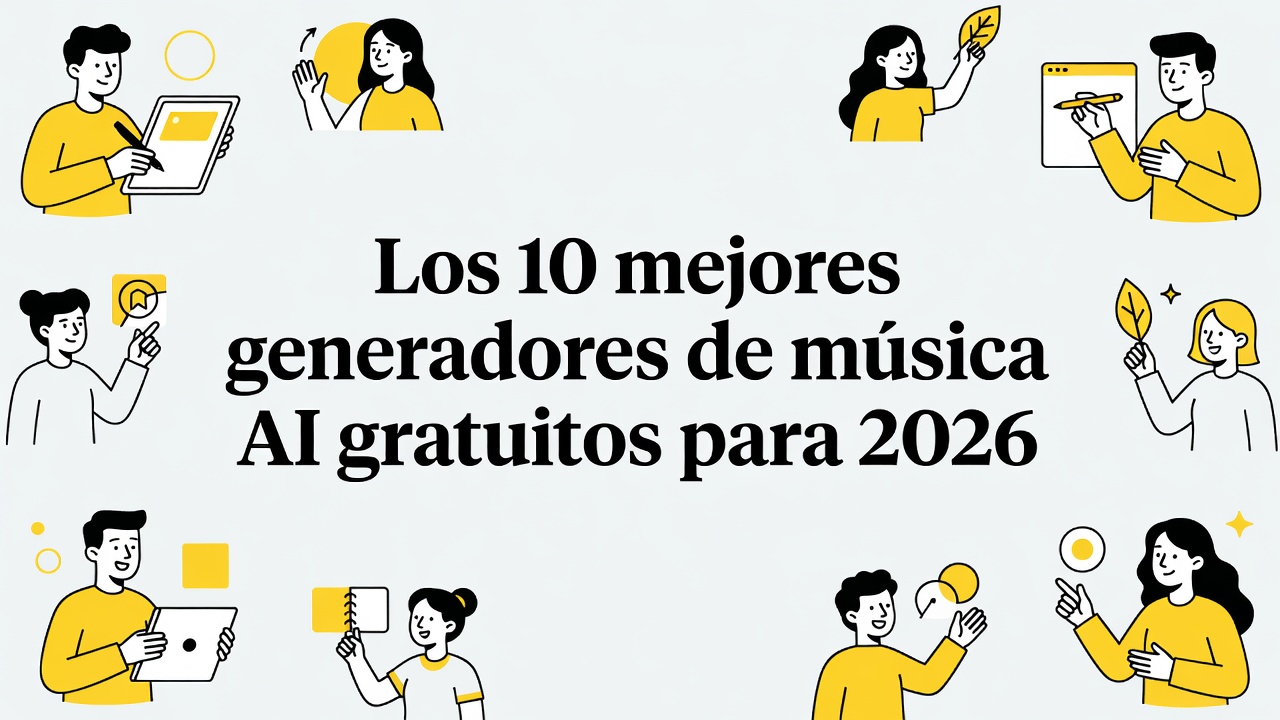 Los 10 mejores generadores de música AI gratuitos para 2026