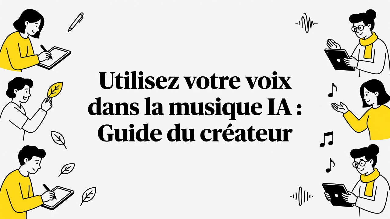 Utilisez votre voix dans la musique IA : Guide du créateur