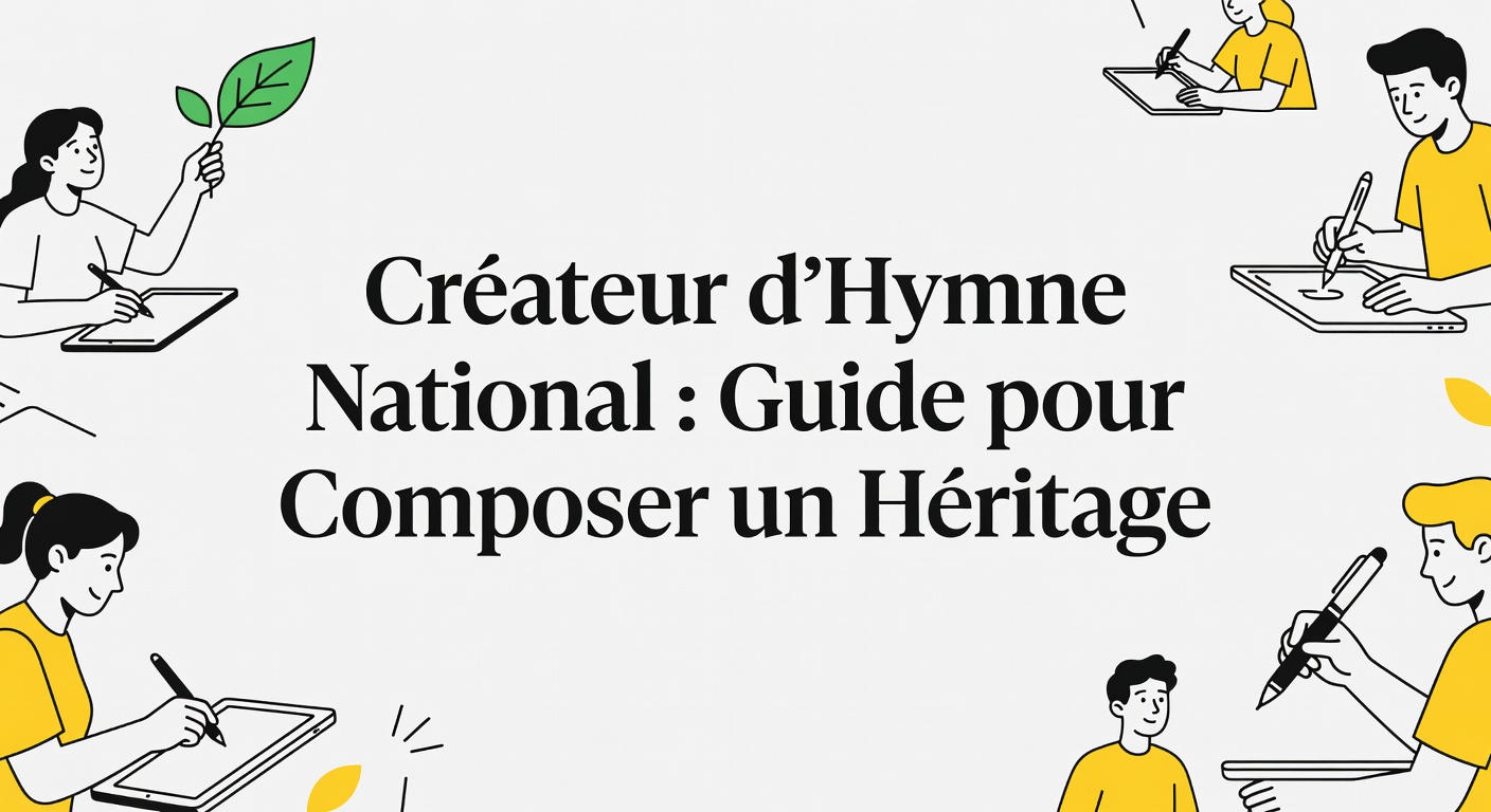 Créateur d'Hymne National : Guide pour Composer un Héritage