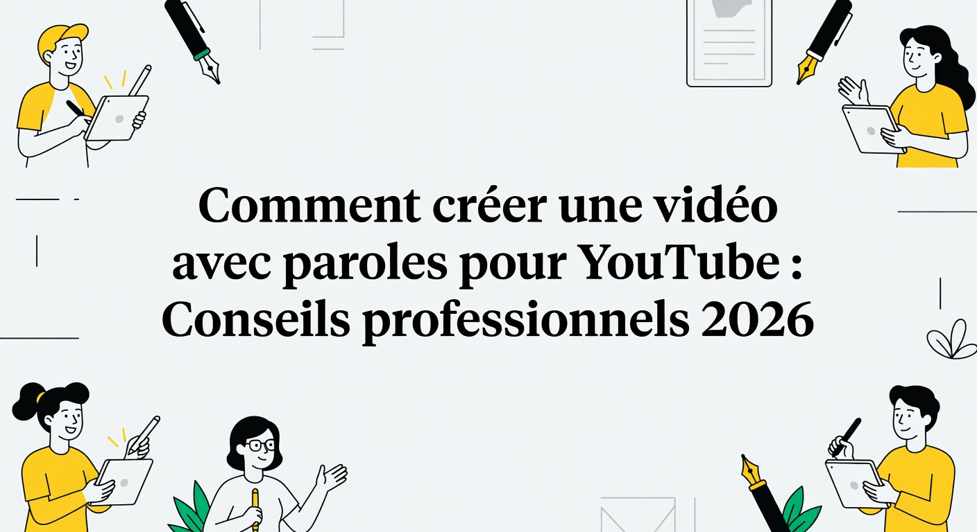 Comment créer une vidéo avec paroles pour YouTube : Conseils professionnels 2026