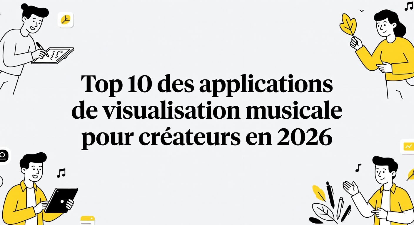 Top 10 des applications de visualisation musicale pour créateurs en 2026