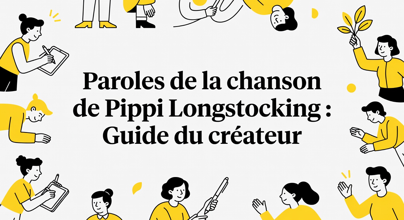 Paroles de la chanson de Pippi Longstocking : Guide du créateur
